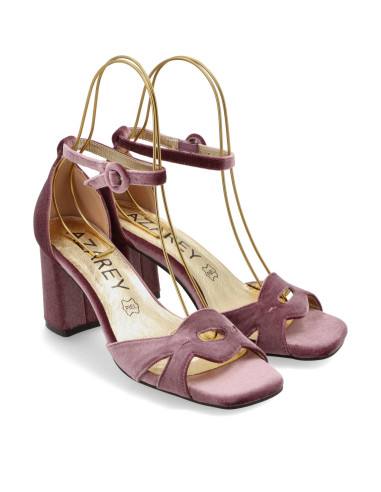 Azarey 459L990 - SANDALIAS TERCIOPELO ZAPATOS DE FIESTA - Imagen 2