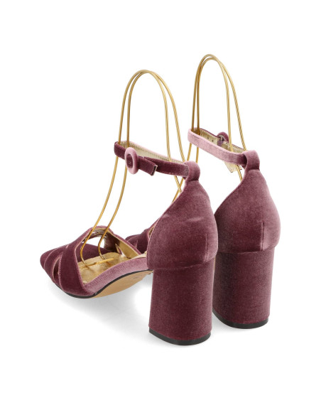 Azarey 459L990 - SANDALIAS TERCIOPELO ZAPATOS DE FIESTA - Imagen 3