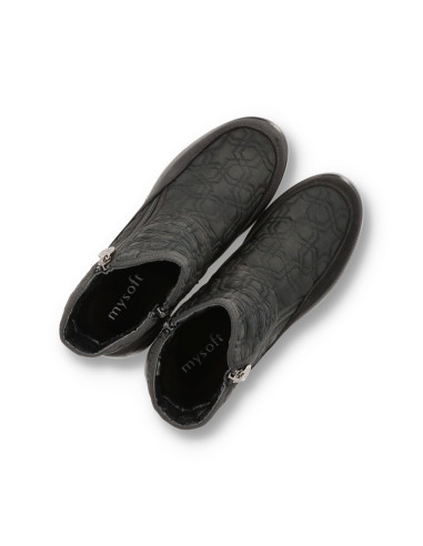 Mysoft 26M654 - BOTÍN CUÑA Botines - Imagen 4