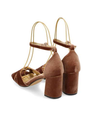 Azarey 459l990 - SANDALIAS TERCIOPELO ZAPATOS DE FIESTA - Imagen 3