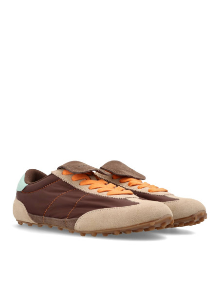 Gioseppo 80274 - SNEAKERS MARRON NYLON Y PIEL Zapatillas Deportivas - Imagen 2