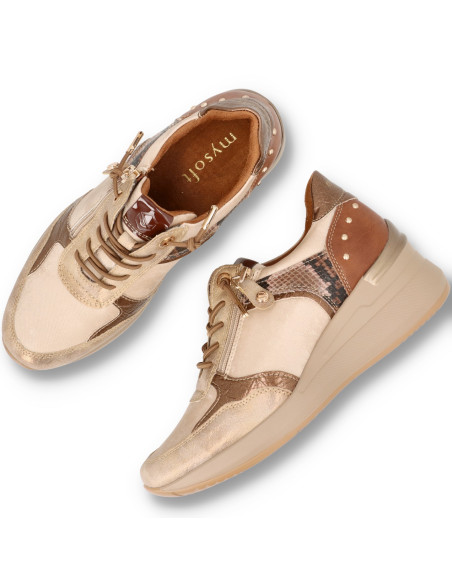 Mysoft 26M593 - ZAPATILLA CUÑA ZAPATOS CUÑA - Imagen 5