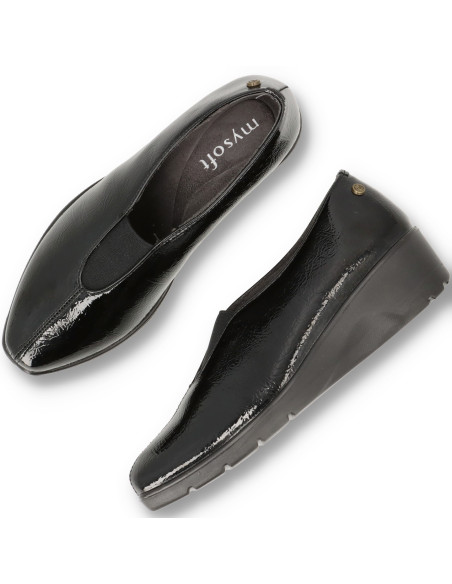 Mysoft 26M506 - ZAPATO ELÁSTICO ZAPATOS CUÑA - Imagen 5