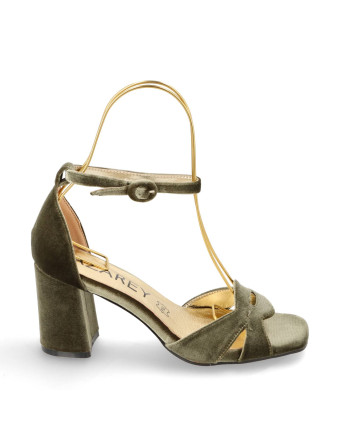 Azarey 459L990 - SANDALIAS TERCIOPELO ZAPATOS DE FIESTA - Imagen 1