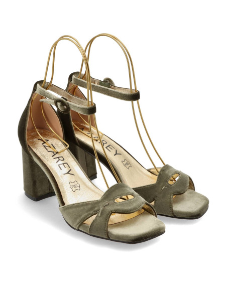 Azarey 459L990 - SANDALIAS TERCIOPELO ZAPATOS DE FIESTA - Imagen 2