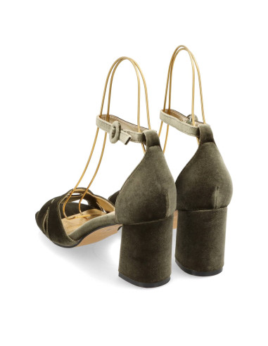 Azarey 459L990 - SANDALIAS TERCIOPELO ZAPATOS DE FIESTA - Imagen 3