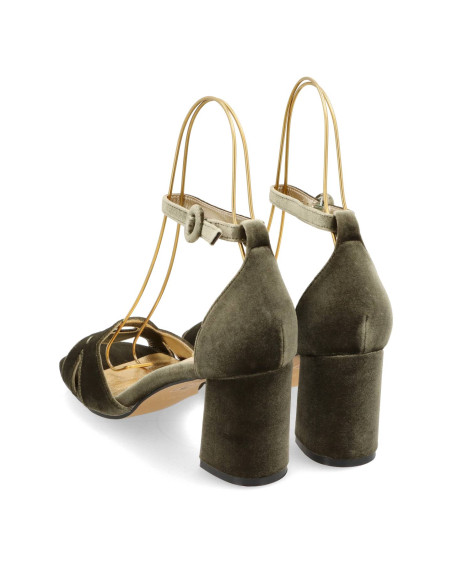 Azarey 459L990 - SANDALIAS TERCIOPELO ZAPATOS DE FIESTA - Imagen 3