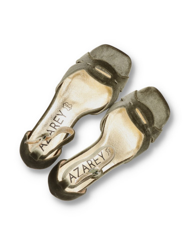 Azarey 459L990 - SANDALIAS TERCIOPELO ZAPATOS DE FIESTA - Imagen 4