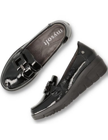 Mysoft 26M585 - MOCASÍN CUÑA Mocasines - Imagen 5