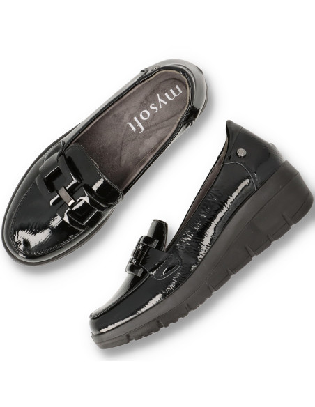 Mysoft 26M585 - MOCASÍN CUÑA Mocasines - Imagen 5