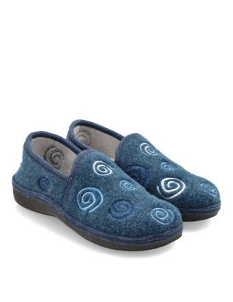 Sv 03L-BUCLE - ZAPATILLA CASA ESTRELLAS Zapatillas Casa - Imagen 2